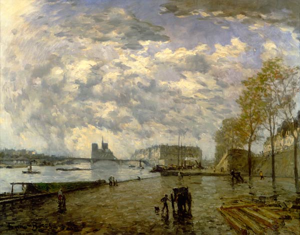 The Seine and Notre Dame à Frank Myers Boggs