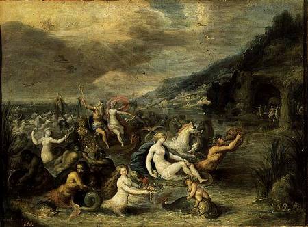 The Triumph of Amphitrite à Frans Francken le Jeune