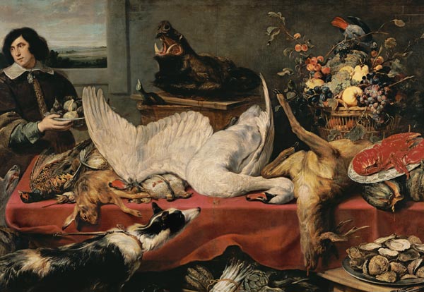 Stillleben mit totem Schwan à Frans Snyders