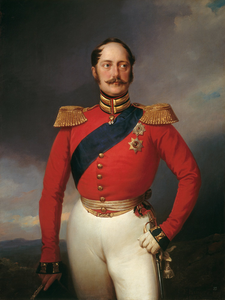 Portrait of Emperor Nicholas I  (1796-1855) à Franz Krüger