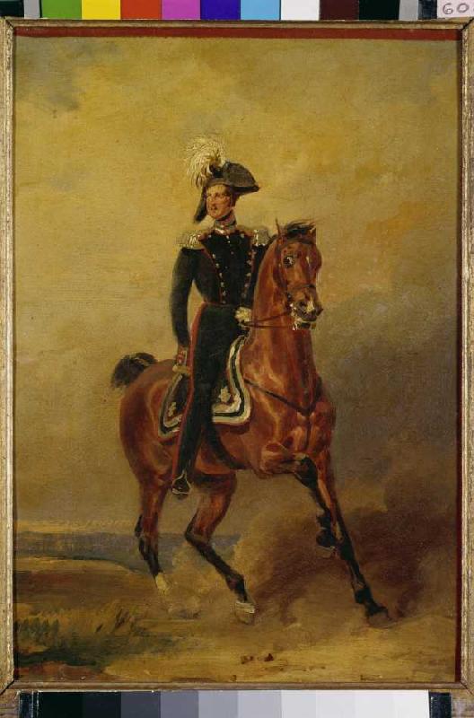 Zar Nicolas à cheval à Franz Krüger