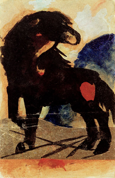 Littel Black Horse à Franz Marc