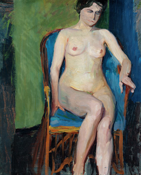 Seated Nude à Franz Nolken