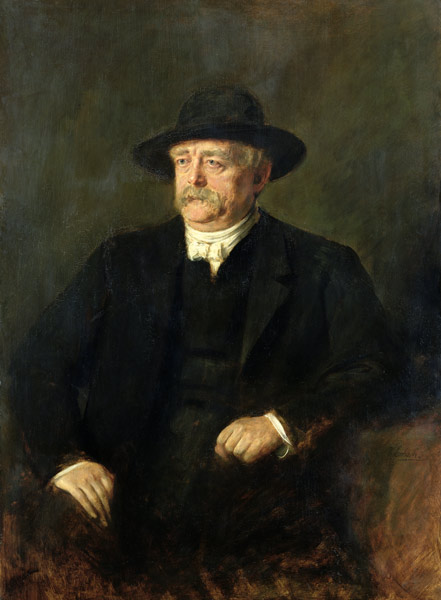 Chancellor Otto von Bismarck (1815-98) à Franz von Lenbach
