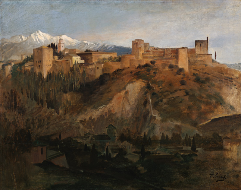 Les Alhambra de Grenade. à Franz von Lenbach