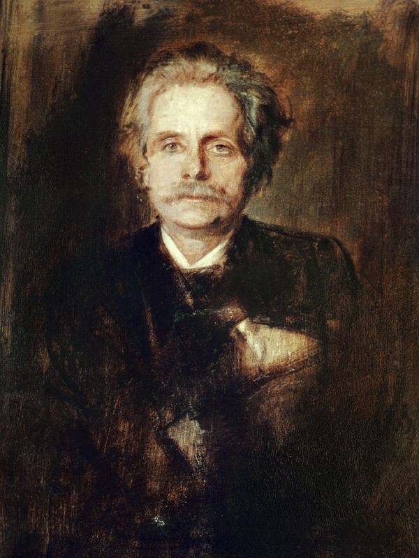 Edvard Grieg / portrait by Lenbach à Franz von Lenbach