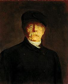 Prince Otto von Bismarck. Hueftstueck,debout demi, avec le chapeau de champ (détail)