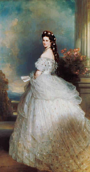 Sissi l'Impératrice Elisabeth d'Autriche à Franz Xaver Winterhalter