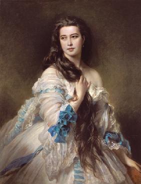 Portrait de Madame Rimsky-Korsakov (1833-78) née Varvara Dmitrievna Mergassov