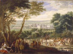 Die Ankunft Louis XIV. in Vincennes. à Französisch