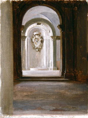 Palazzo Rezzonico, Venice, c.1880 (oil on canvas) à Frederic Leighton