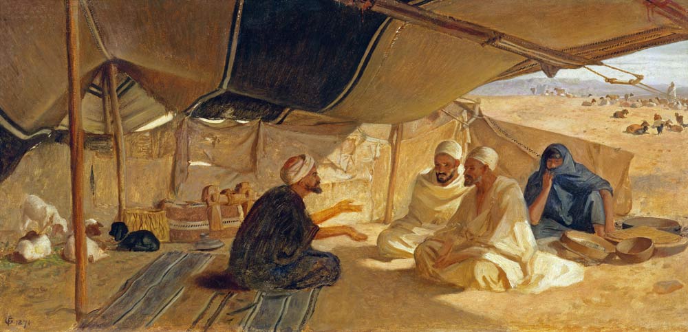 Arabs in the Desert à Frederick Goodall