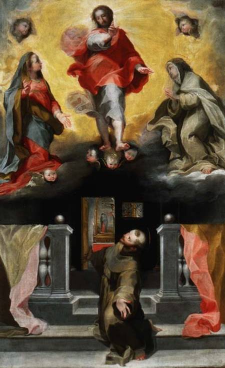 Christ Forgiving St. Francis in a Vision à Frederico (Fiori) Barocci