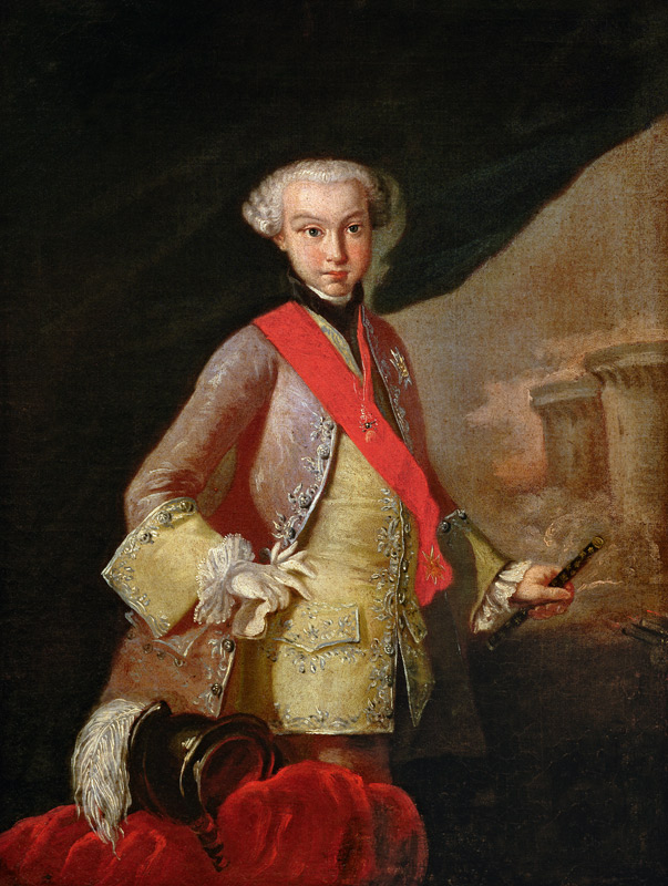 Portrait of Louis Antoine Henri de Bourbon Conde (1772-1804) Duke of Enghien à École française