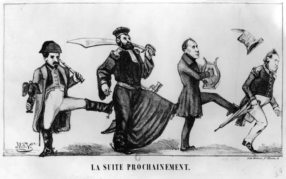 The Following Retinue, 20th December 1848 à École française