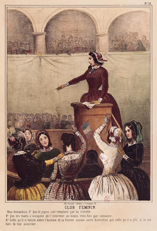 Women''s Club, c.1848 à École française