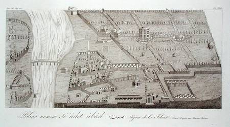 The Abode of Felicity, from 'Voyages du Chevalier Chardin en Perse, et autres Lieux de l'Orient', by à École française