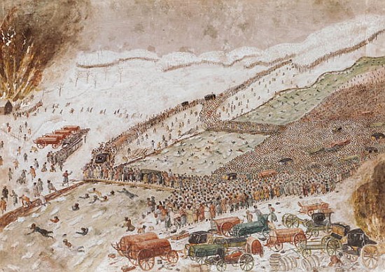 Crossing the Berezina, November 1812 à École française