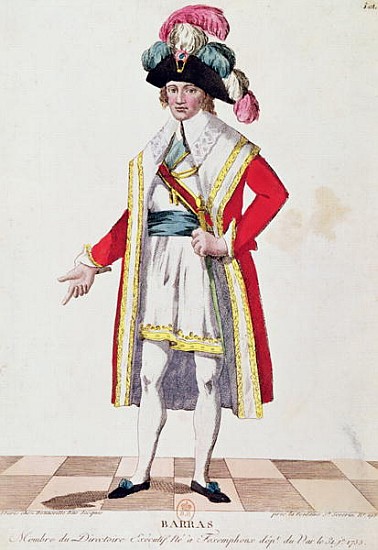 Paul Francois Jean Nicolas (1755-1829) Vicomte de Barras à École française