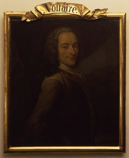 Portrait of Voltaire à École française