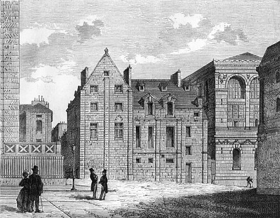 Remains of the Montaigu College, c.1850 à École française