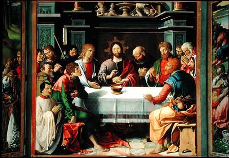 The Last Supper, central panel from the Eucharist Triptych à École française