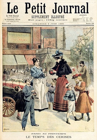 The Cherry Season, from ''Le Petit Journal'', 9th June 1895 à École française