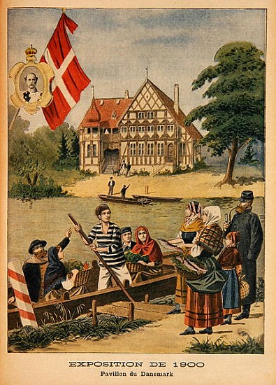 The Danish Pavilion at the Universal Exhibition of 1900, Paris, illustration from ''Le Petit Journal à École française