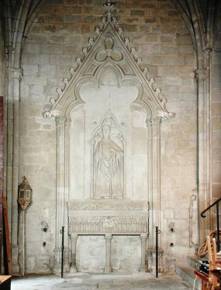 Tomb of Bishop Radulphe (d.1266) in the Radulphe Chapel à École française