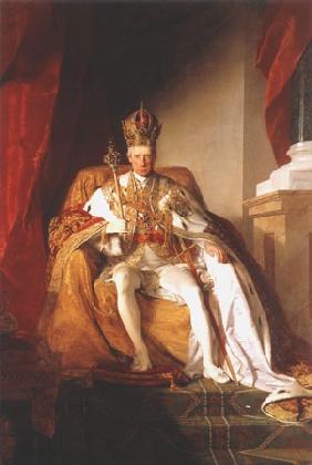 Empereur Franz l. d'Autriche en costume d'apparat