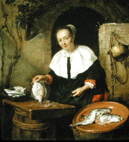 The Fishwife à Gabriel Metsu