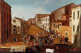 Game of Bowls in the Campo dei Gesuiti, Venice