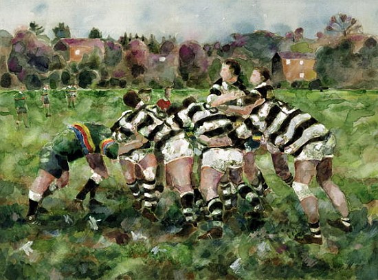 A Rugby Match, 1989  à Gareth Lloyd  Ball