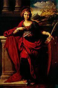 Saint Catherine d'Alexandrie.