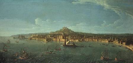 A View of Naples à Gaspar Adriaens van Wittel