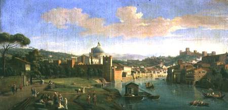 View of Verona à Gaspar Adriaens van Wittel