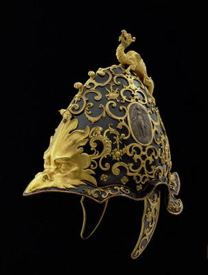 Helmet of Cosimo II (1590-1621) Italian, 1608 à Gaspare Mola