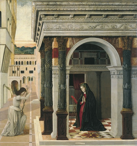 The Annunciation à Gentile Bellini