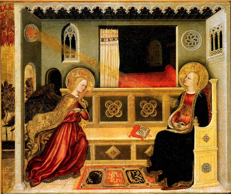 The Annunciation à Gentile da Fabriano