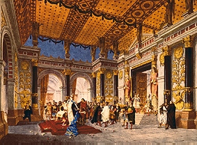 Image de spécification de Jules Massenet. Théodorea, avec des décorations de Angelo I Quaglio. Munic à Georg Dehn