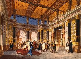 Image de spécification de Jules Massenet. Théodorea, avec des décorations de Angelo I Quaglio. Munic