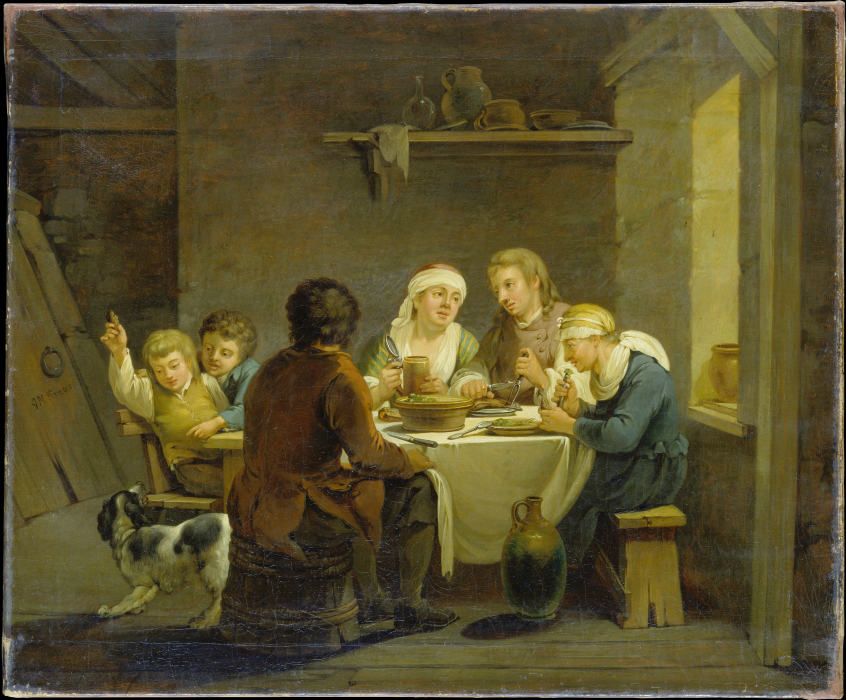 A Family at Table à Georg Melchior Kraus