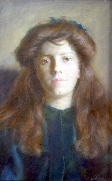 Portrait of a Young Girl à George Cartlidge