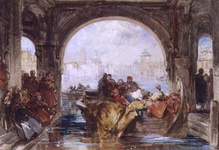 The Doge's Watergate at Venice à George Cattermole