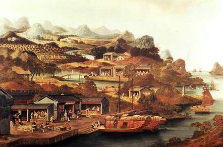 Tea Trade in China à George Chinnery