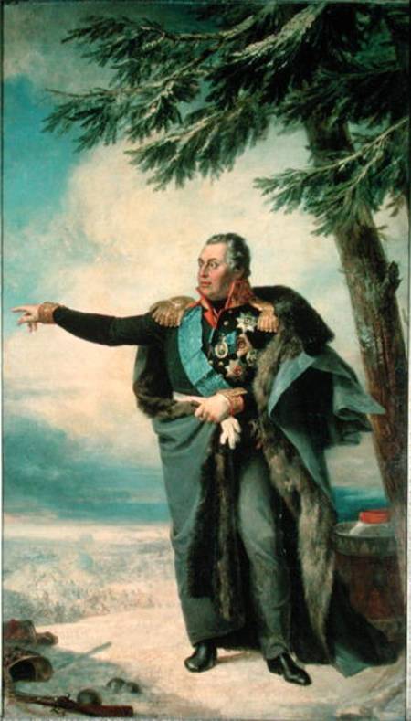 Mikhael Ilarionovich Golenichtchev Kutuzov (1745-1813) Prince of Smolensk à George Dawe