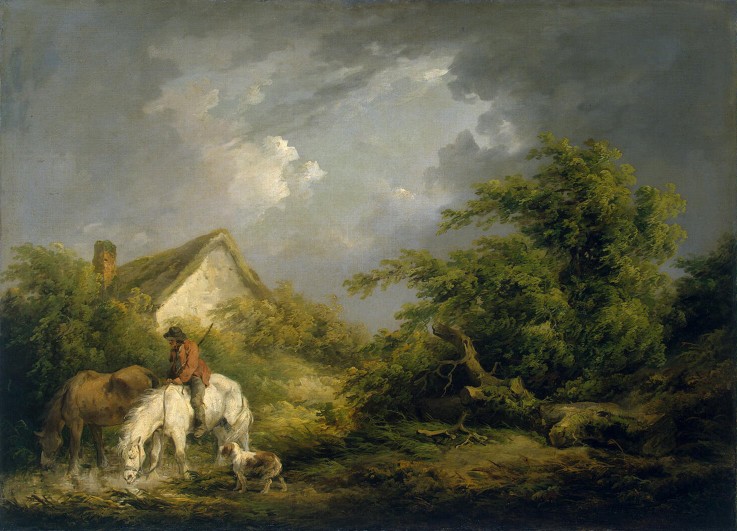 Before a Thunderstorm à George Morland