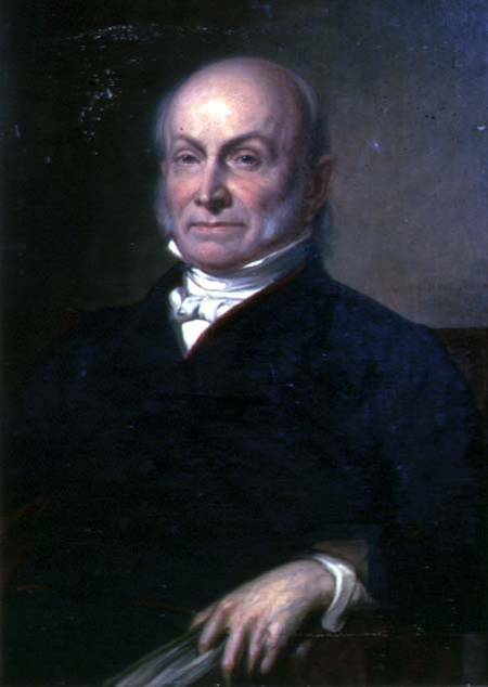 Portrait of John Quincy Adams (1767-1848) sixth President of the United States of America (1825-1829 à George Peter Alexander Healy