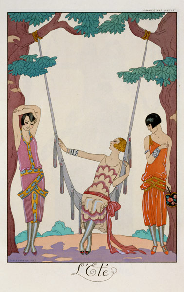 Summer, from 'Gazette du Bon Ton', 1925 à Georges Barbier