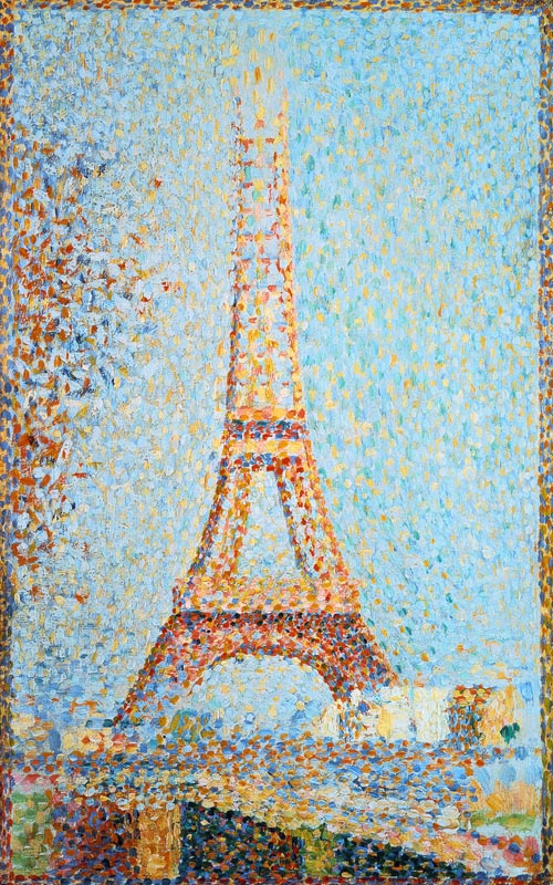 La tour Eiffel à Georges Seurat